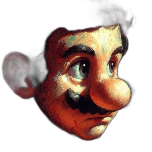 mask, face, staff, creature transparent PNG cut-out