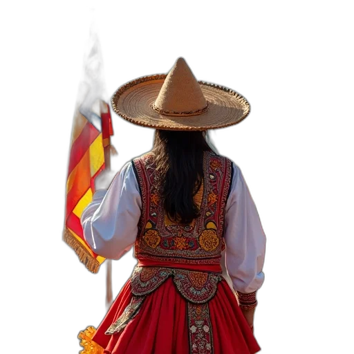 staff, hat, mask, dragon transparent PNG cut-out