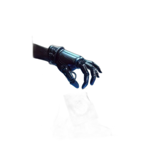 robot, weapon, staff, creature transparent PNG cut-out