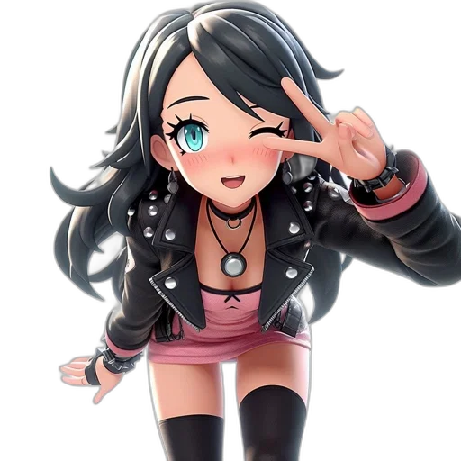 jacket, weapon, staff, cartoon transparent PNG cut-out
