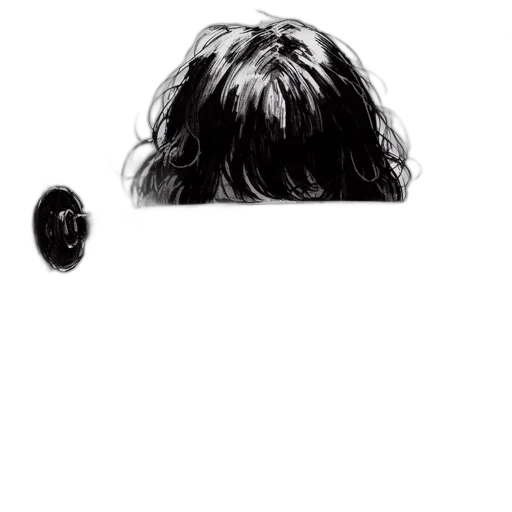 hair, face, mask, creature transparent PNG cut-out