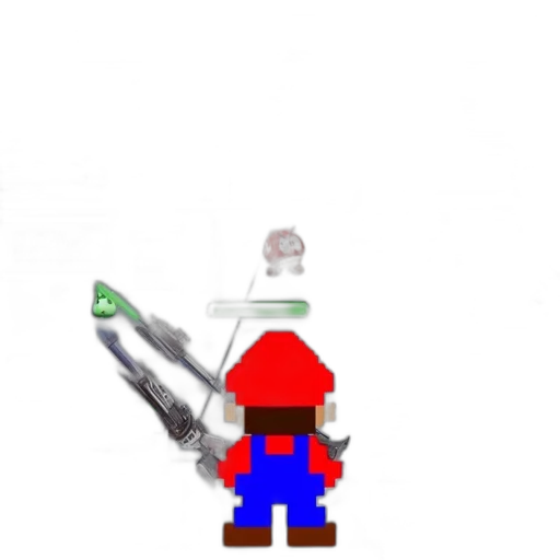 weapon, sword, staff, robot transparent PNG cut-out