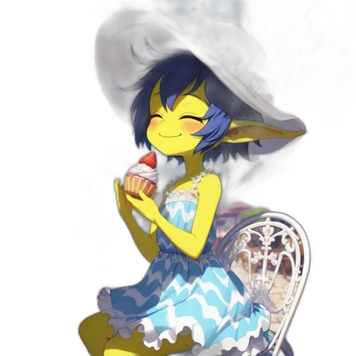 food, staff, dress, hat transparent PNG cut-out