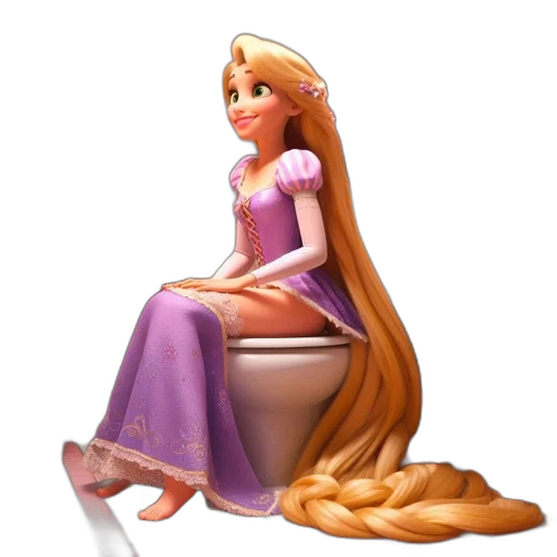 dress, crown, furniture, 3d render transparent PNG cut-out