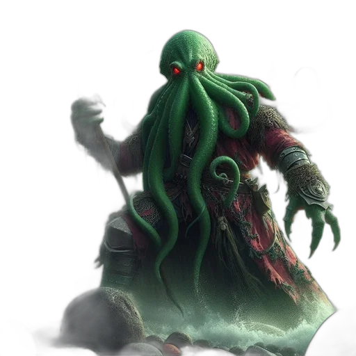 creature, concept art, fantasy art, 3d render transparent PNG cut-out