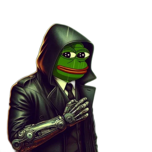 jacket, mask, weapon, cyberpunk transparent PNG cut-out