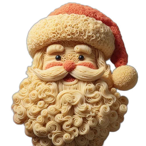 3d render, photorealistic, pasta, forms transparent PNG cut-out