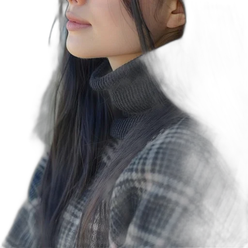 face, jacket, hat, staff transparent PNG cut-out