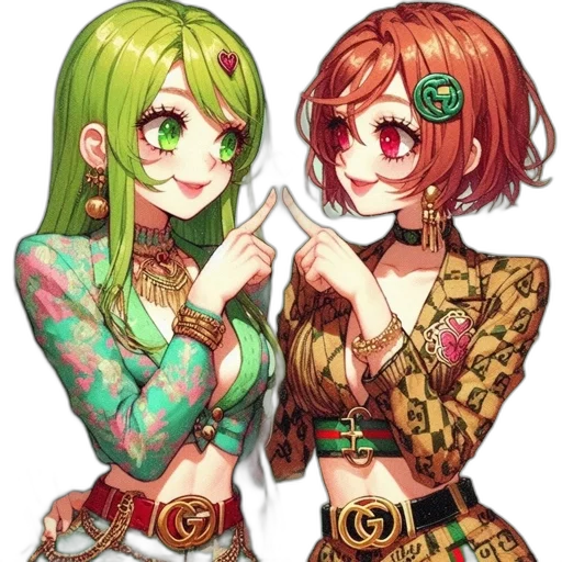 jewelry, dress, anime, pixel art transparent PNG cut-out