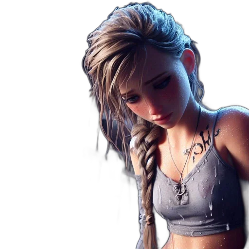 jewelry, photorealistic, 3d render, cyberpunk transparent PNG cut-out