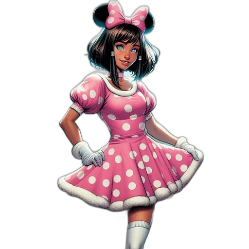 dress, staff, concept art, cartoon transparent PNG cut-out