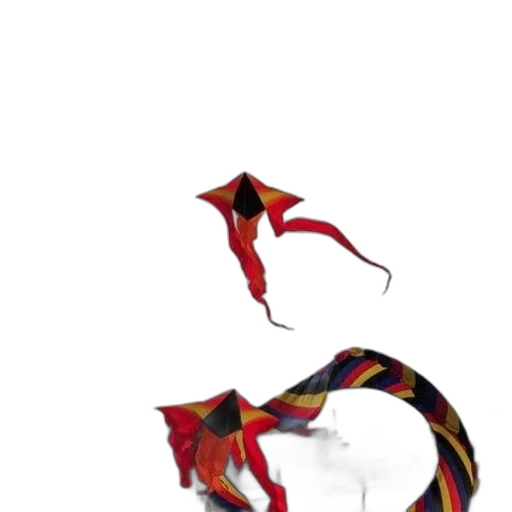 dragon, mask, umbrella, staff transparent PNG cut-out
