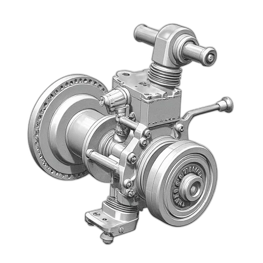 robot, weapon, 3d render, photorealistic transparent PNG cut-out