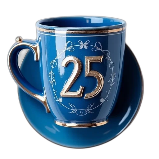 3d render, blue, silver, logo transparent PNG cut-out