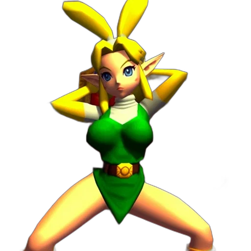 dress, animal, staff, weapon transparent PNG cut-out