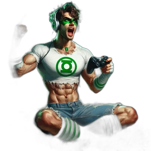 comic book art, concept art, fantasy art, 3d render transparent PNG cut-out