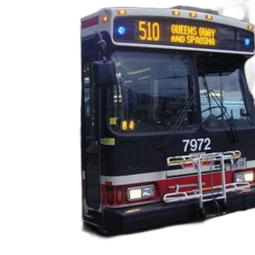 photorealistic, bus, number, 510 transparent PNG cut-out