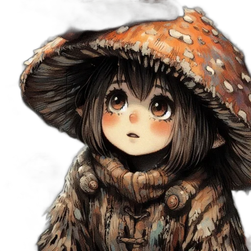 hat, jacket, animal, face transparent PNG cut-out