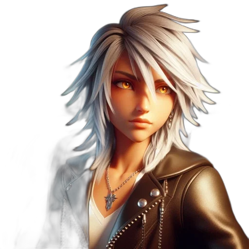 jacket, face, concept art, photorealistic transparent PNG cut-out