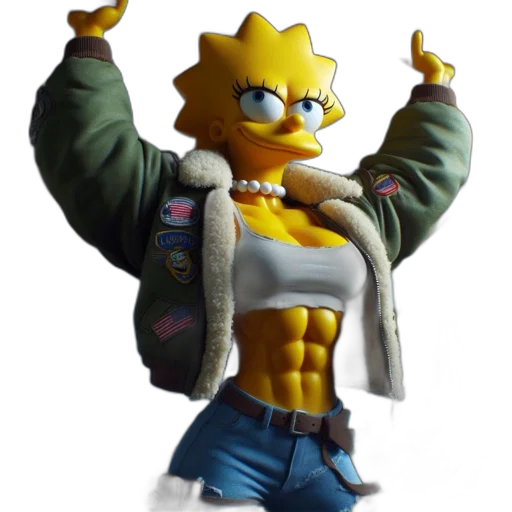 jacket, weapon, animal, 3d render transparent PNG cut-out