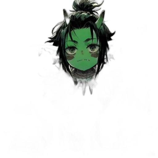 mask, creature, face, staff transparent PNG cut-out