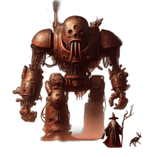 robot, creature, weapon, concept art transparent PNG cut-out
