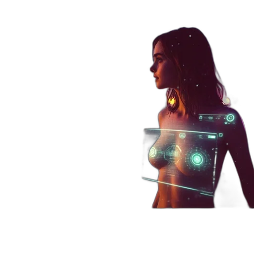 robot, dress, jewelry, jacket transparent PNG cut-out
