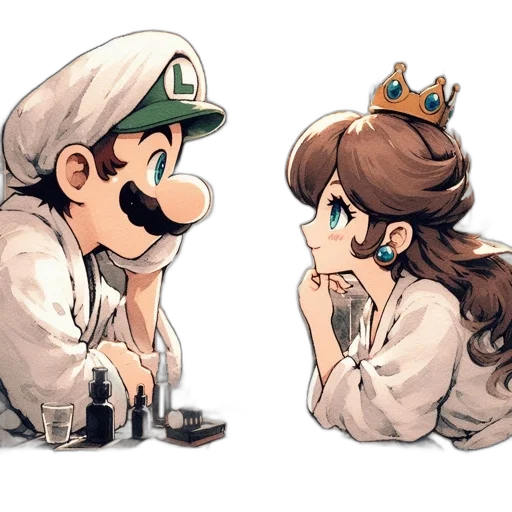crown, concept art, pixel art, watercolor transparent PNG cut-out
