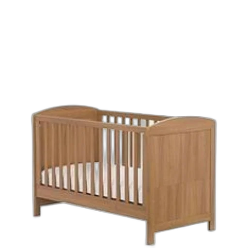 furniture, wooden, baby, crib transparent PNG cut-out
