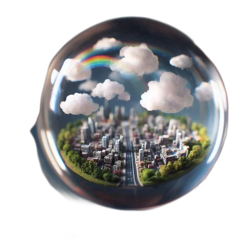umbrella, robot, building, bottle transparent PNG cut-out