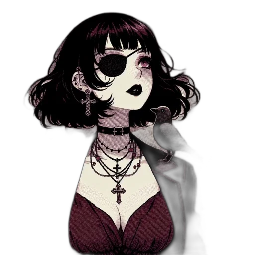 mask, dress, staff, jewelry transparent PNG cut-out