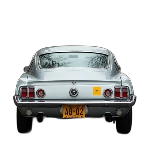 car, photorealistic, 3d render, silver transparent PNG cut-out
