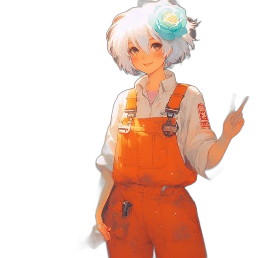 staff, jacket, weapon, robot transparent PNG cut-out