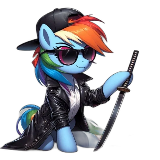 staff, jacket, cyberpunk, vaporwave transparent PNG cut-out
