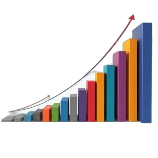 bar, chart, shows, largest transparent PNG cut-out