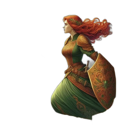dress, concept art, fantasy art, 3d render transparent PNG cut-out
