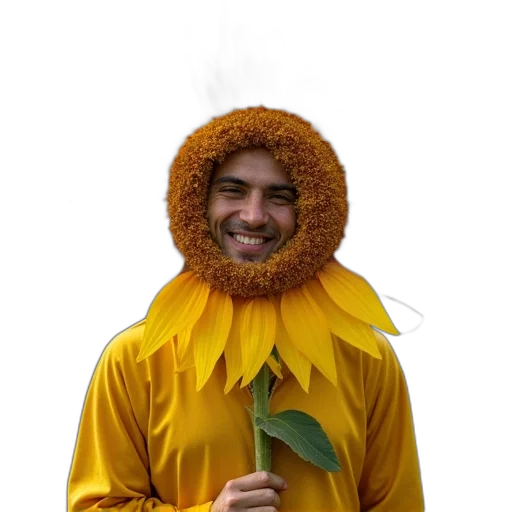 flower, creature, jacket, animal transparent PNG cut-out