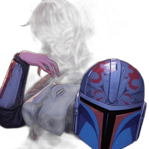 mask, weapon, jacket, robot transparent PNG cut-out