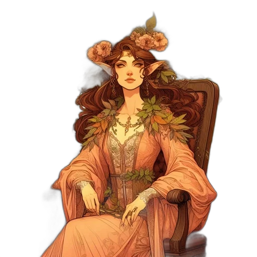crown, dress, staff, jewelry transparent PNG cut-out