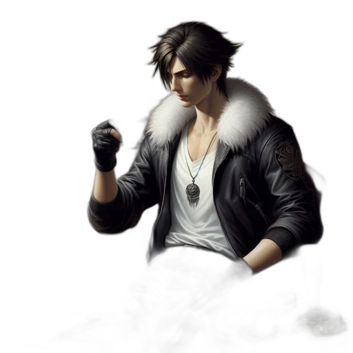 jacket, concept art, fantasy art, photorealistic transparent PNG cut-out