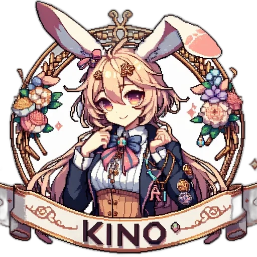 staff, crown, pixel art, anime transparent PNG cut-out