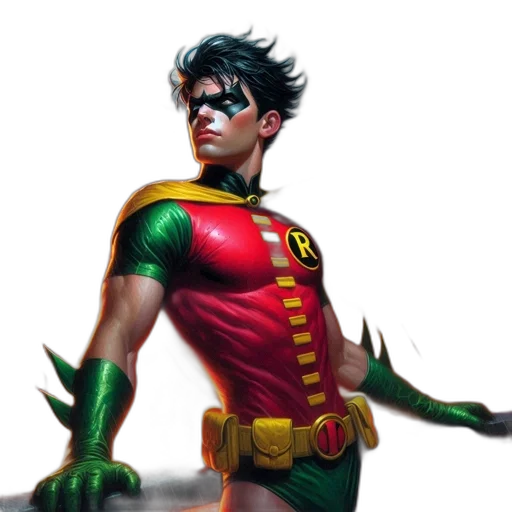 comic book art, concept art, fantasy art, 3d render transparent PNG cut-out