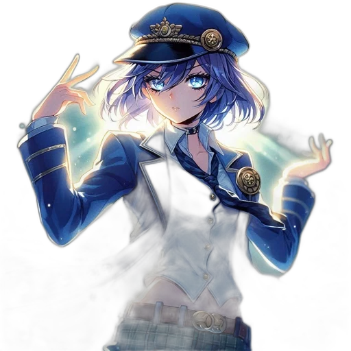 staff, jacket, weapon, hat transparent PNG cut-out