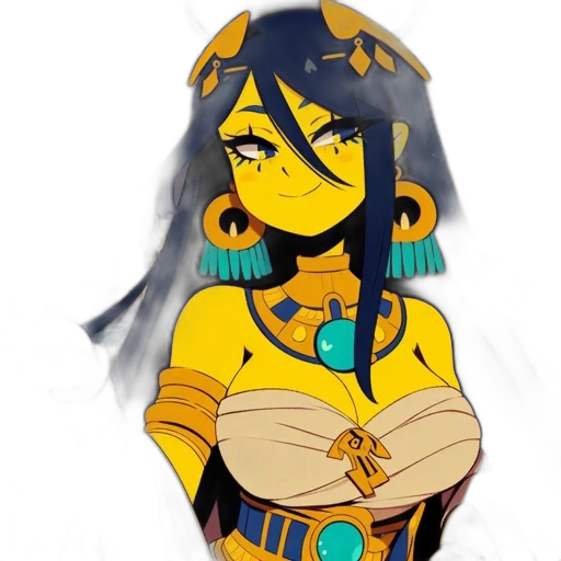 jewelry, mask, staff, fantasy art transparent PNG cut-out