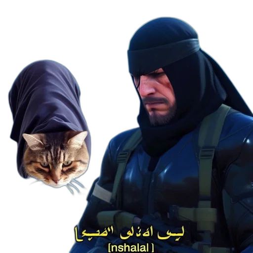 animal, jacket, weapon, mask transparent PNG cut-out