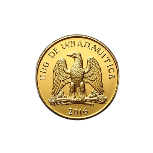 2016, canadian, gold, eagle transparent PNG cut-out