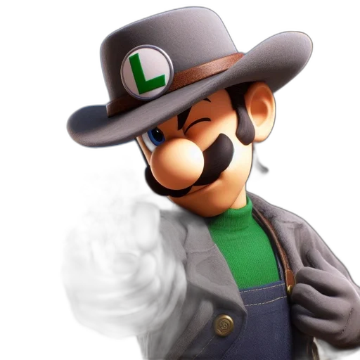 hat, mask, 3d render, concept art transparent PNG cut-out