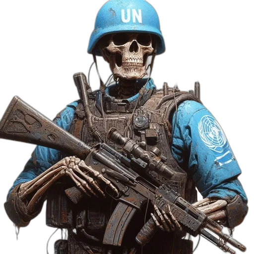 weapon, staff, face, robot transparent PNG cut-out
