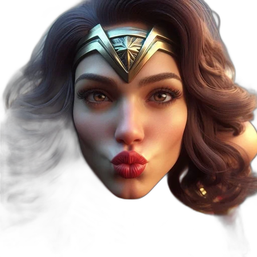 face, mask, fantasy art, comic book art transparent PNG cut-out