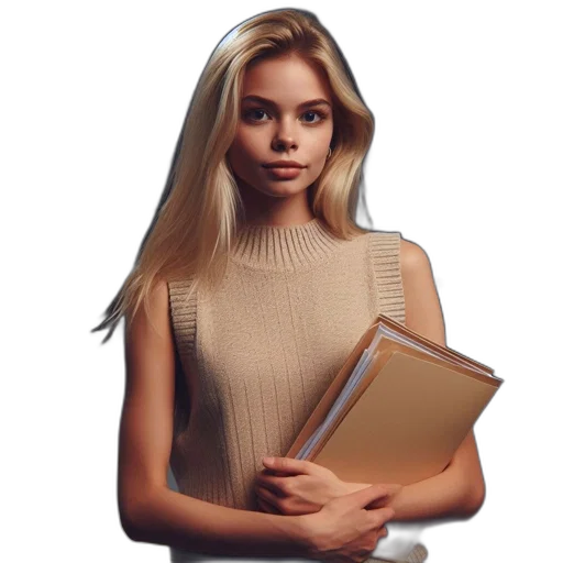 dress, jacket, face, hair transparent PNG cut-out